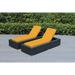 Latitude Run® Billyjo Outdoor Wicker Chaise Lounge - No Assembly Wicker/Rattan in Black | 33 H x 29 W x 83 D in | Wayfair