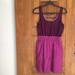 J. Crew Dresses | J.Crew Couplet Dress Purple Wool Silk 2 Berry | Color: Pink/Purple | Size: 2