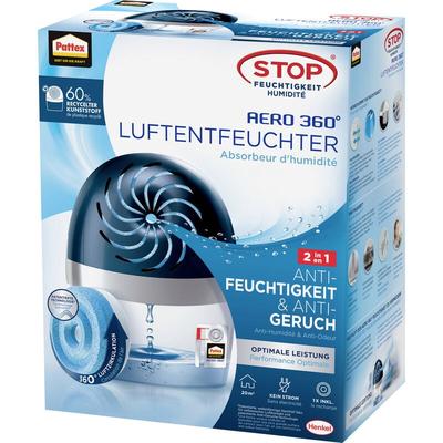 Pattex Aero360 Luftentfeuchter 50 m³ Weiß, Blau