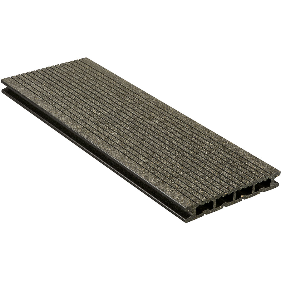 NATURinFORM WPC-Terrassendiele 21x139 mm DIE KOMPAKTE anthrazit, 4000 mm, Hohlkammer Image