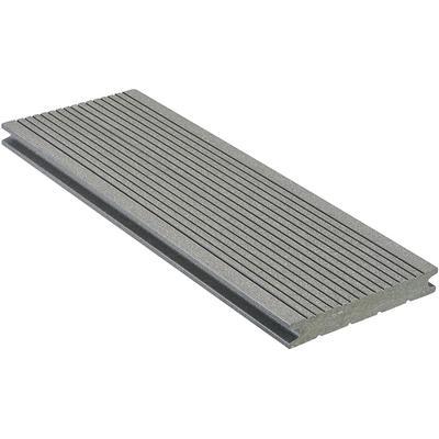 NATURinFORM WPC-Terrassendiele 21x139mm DIE KOMPAKTE grau, 6000 mm, Hohlkammer