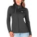 Women's Antigua Graphite/Silver Georgia Tech Yellow Jackets Generation Full-Zip Jacket