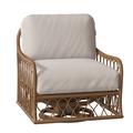 Woodard Cane Swivel Outdoor Rocking Chair w/ Cushions, Rattan in Brown | 31.5 H x 28 W x 32 D in | Wayfair S650015-14Y