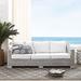 Conway Sunbrella Outdoor Patio Wicker Rattan Sofa by Modway All - Weather Wicker/Wicker/Rattan in Gray | 28 H x 78 W x 36 D in | Wayfair