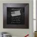 Rayne Mirrors Leather Chalkboard Manufactured Wood in Black/Brown/White | 18 H x 24 W x 0.75 D in | Wayfair B22/218