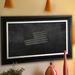 Rayne Mirrors Grand Wall Mounted Chalkboard Manufactured Wood in Black/Brown | 55 H x 19 W x 1.5 D in | Wayfair B54/12.5-48.5