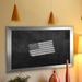 Rayne Mirrors Silver Wide Chalkboard Manufactured Wood in Black/Brown | 78 H x 42 W x 0.75 D in | Wayfair B03/36.5-72.5