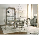 Hooker Furniture Lettore Alfresco 90.25" H x 52" W Etagere Bookcase Wood in Brown/Gray | 90.25 H x 52 W x 18 D in | Wayfair 6025-10443-90