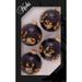 The Holiday Aisle® 2 5/8" (67mm) Seamless Ornament 8 Pieces, Decorated Designer Heirloom Halloween in Black/Yellow | 10 H x 10 W x 2 D in | Wayfair