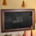 Rayne Mirrors Timber Estate Wall Mounted Chalkboard Wood in Black/Brown | 48 H x 42 W x 0.75 D in | Wayfair B52/36.5-42.5