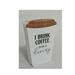 Gracie Oaks I Drink Coffee Sign Wall Décor in Black/Brown | 4.38 H x 1 W x 6 D in | Wayfair 70F92E4F310C456F8FAEB71EA507C396