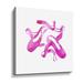 Gemma Violet 'Vivid Dance Ballet Slippers Dancing Shoes' - Print Canvas in Pink | 14 H x 14 W x 2 D in | Wayfair 13260C140D3449F490B9A805857C3D0F
