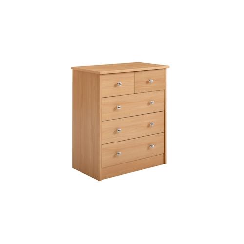 FineBuy Kommode mit 5 Schüben Schubladenkommode Sideboard Anrichte Schlafzimmerkommode