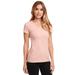 Next Level N1540 Women's Ideal V T-Shirt in Desert Pink size XL | Ringspun Cotton NL1540, 1540