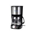 Elta Kaffeemaschine Edelstahl KME-1000.2 (1,5L, 800 Watt, permanenter Kaffeefilter, schwarz)