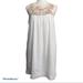 J. Crew Dresses | J.Crew Embroidered Floral Sleeveless Dress Size 0 | Color: White | Size: 0