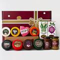 Truckle Selection 8 Cheese Hamper. A Delicious Hamper Baskets Packed Full of A Delicious Cheese Selection, Fit for Any Cheese Board. The Chuckling Cheese Company.