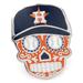 Men's Navy Houston Astros Sugar Skull Lapel Pin