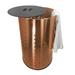 Krugg Reflections USA Ventilated Stainless Steel Laundry Hamper & Clothes Basket Metal in Brown | 22.75 H x 13.75 W x 13.75 D in | Wayfair Col50L