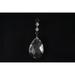 Decor N' Beyond Swedish Cut Pendalogue Finial Ornament Crystal in Gray | 3.5 H x 2 W x 1.25 D in | Wayfair GB51-005 CLE+SIL