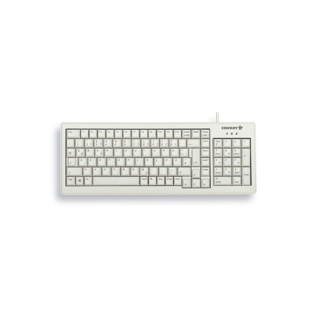 CHERRY G84-5200 COMPACT Tastatur hellgrau Image