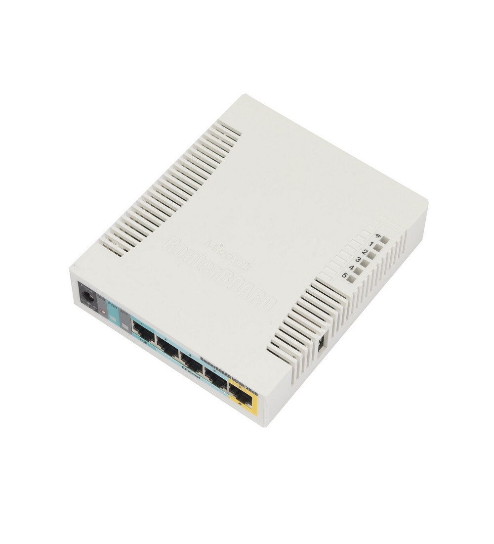MikroTik RouterBOARD Drahtlose Basisstation 100Mb LAN Wi-Fi 2.4 GHz Image