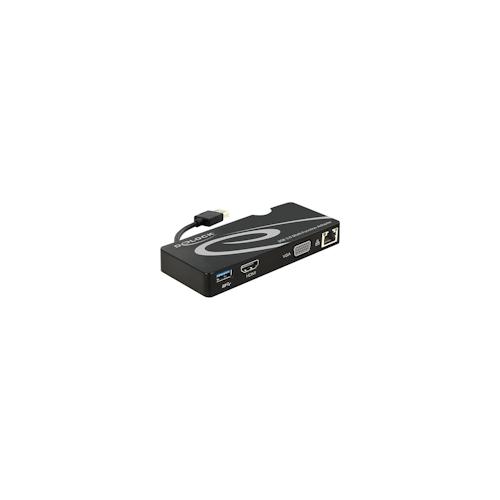 Delock Adapter USB 3.0 HDMI/VGA + Gigabit LAN +
