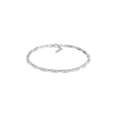 Elli - Tennisarmband Kristalle 925 Sterling Silber Armbänder & Armreife Damen