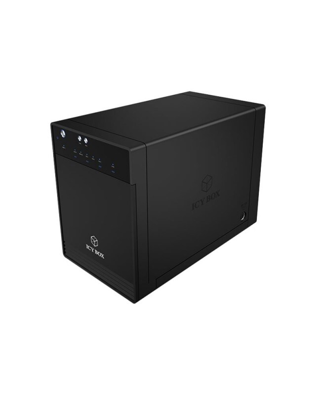 ICY BOX Festplatten-Array 4 Schächte SATA-600 USB 3.1 Gen 2 extern Image