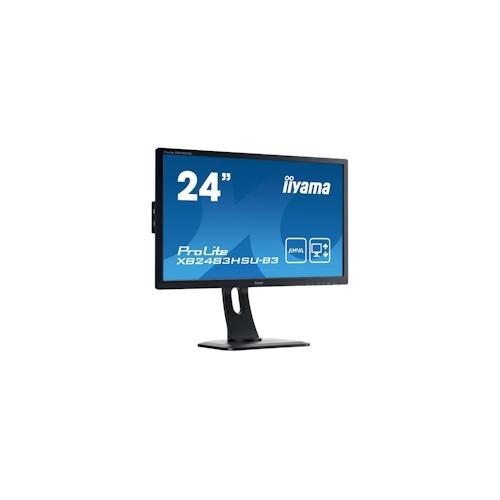 "Iiyama ProLite LCD-Monitor 61 cm 24"" Full HD A-MVA 4 ms Lautsprecher Schwarz"