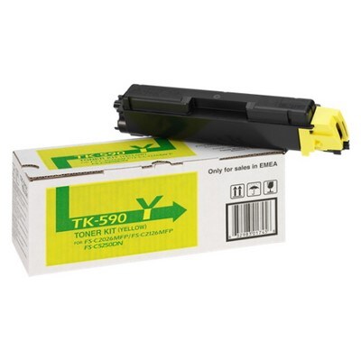 KYOCERA MITA Kyocera TK-590Y Toner Yellow 1T02KVANL0 -A Image