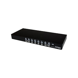 StarTech.com 16 Port 1HE USB VGA KVM Switch mit OSD zur Rack-Montage inkl. Kabeln KVM-Switch Image