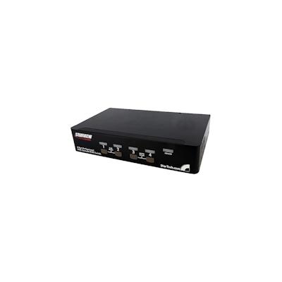 StarTech.com 4 Port DisplayPort USB KVM Switch Audio Desktop Umschalter KVM-/Audio-/USB-Switch