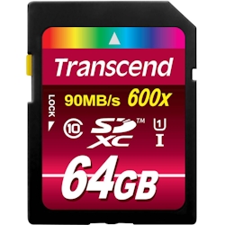 Transcend Ultimate SDXC-Karte Industrial 64 GB Class 10, UHS-I TS64GSDXC10U1 Image