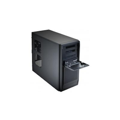 Chieftec LIBRA Series LF-02B Midi Tower ATX ohne Netzteil Schwarz USB/Audio Image