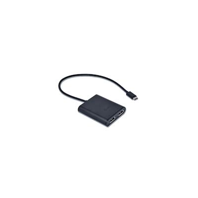 I-Tec USB-C dual Display Port Video Adapter 2x DP 4K compatible wit Digital/Daten Digital/Display/Video Video/Analog Dis