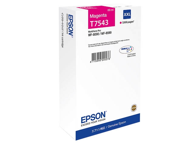 Tinten EPSON C13T754340 EPSON WF8090 TINTE MAG EHC Image