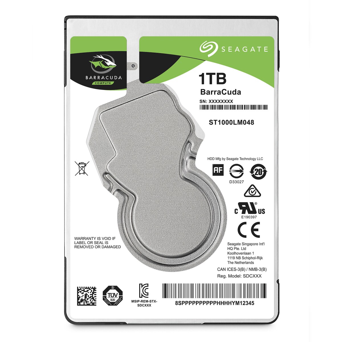 HDD 2,5" Seagate BarraCuda ST1000LM048 1TB Sata 128MB Image