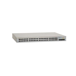 Allied Telesis AT GS950/48 WebSmart Switch verwaltet 48 x 10/100/1000 + 4 x Shared SFP Desktop Image