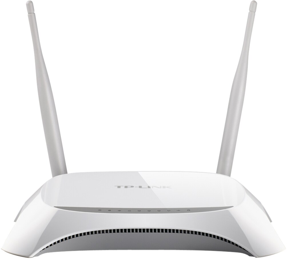 TPLINK TP-LINK TL-MR3420 WLAN-Router Schnelles Ethernet Einzelband (2,4GHz) Schwarz, Weiß Image