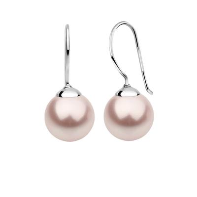 Nenalina - Ohrhänger Synthetische Perle 925er Silber Ohrringe Damen
