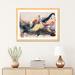 East Urban Home A Moment in Time That Can Be Cast Into Eternity by ADHW Studio - Picture Frame Painting Print Paper/ in Yellow | Wayfair