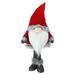 Northlight Seasonal 19.5" Red & Gray Standing Santa Gnome w/ Faux Fur Trim | 19.5 H x 6.25 W x 4.25 D in | Wayfair 32633982