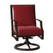 Woodard Seal Cove Swivel Patio Dining Chair w/ Cushion | 37.75 H x 24 W x 26.5 D in | Wayfair 1X0472SB-48-44C