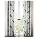 The Pillow Collection Bird Wildlife Single Curtain Panel Cotton Blend in White | 84 H in | Wayfair WP84-D-DE42609-MULTI