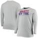 Men's Fanatics Branded Heathered Gray New York Giants Big & Tall Practice Long Sleeve T-Shirt