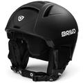 Briko Canyon Skihelm/Schneeschuh, Schwarz, matt, 53-55 cm