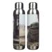 Vandor LLC Star Wars the Child 22 oz. Double Wall Stainless Steel Water Bottle Plastic/Acrylic in Gray/Green | 10.9 H x 2.9 W in | Wayfair