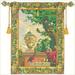 Corona Decor Exotic Menagery Tapestry Blended Fabric in Brown/Green/White | 51 H x 37 W in | Wayfair 8818