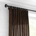 Colcha Linens Abstract Room Darkening Pinch Pleat Single Curtain Panel Polyester in Brown | 84 H in | Wayfair CPP-CP-PP-EF